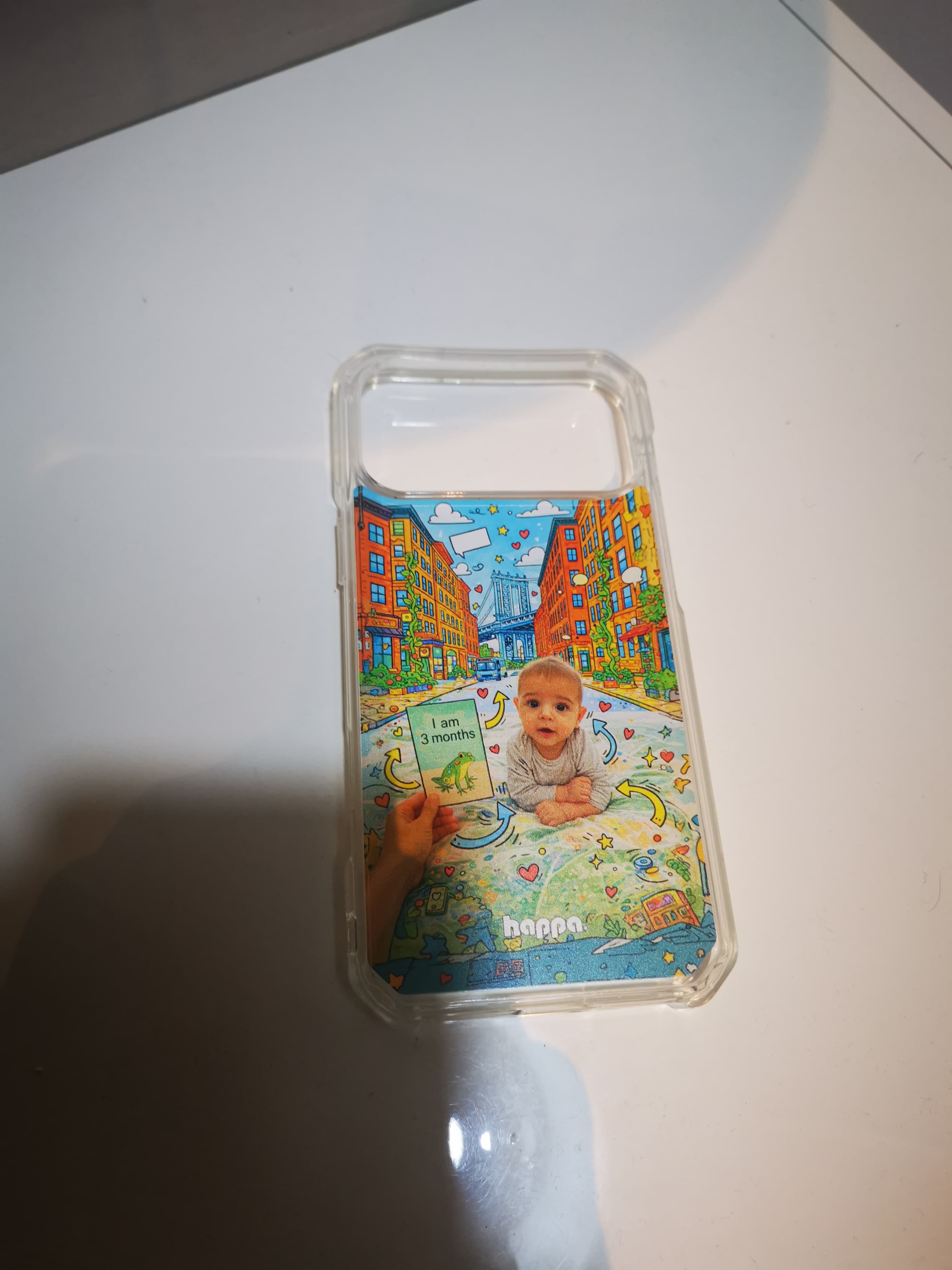 Mo with custom phone case