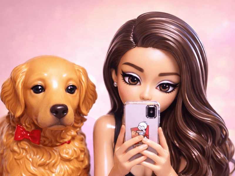 Doll vibes Pet example