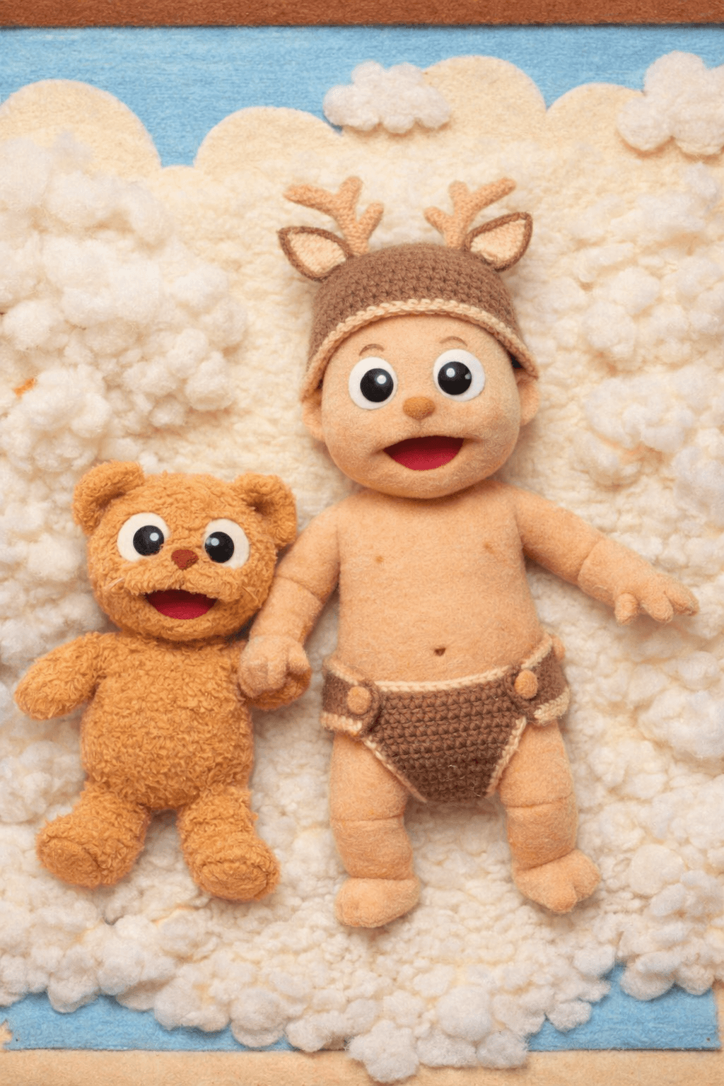 Felt Puppet Baby example