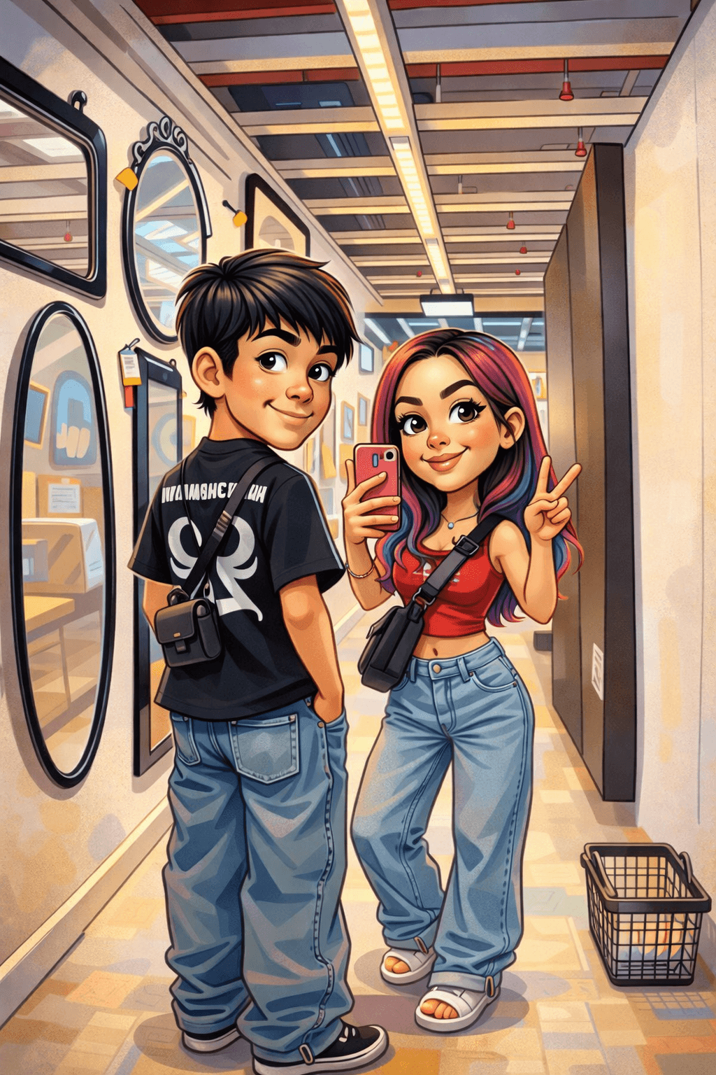 Caricature Couple example