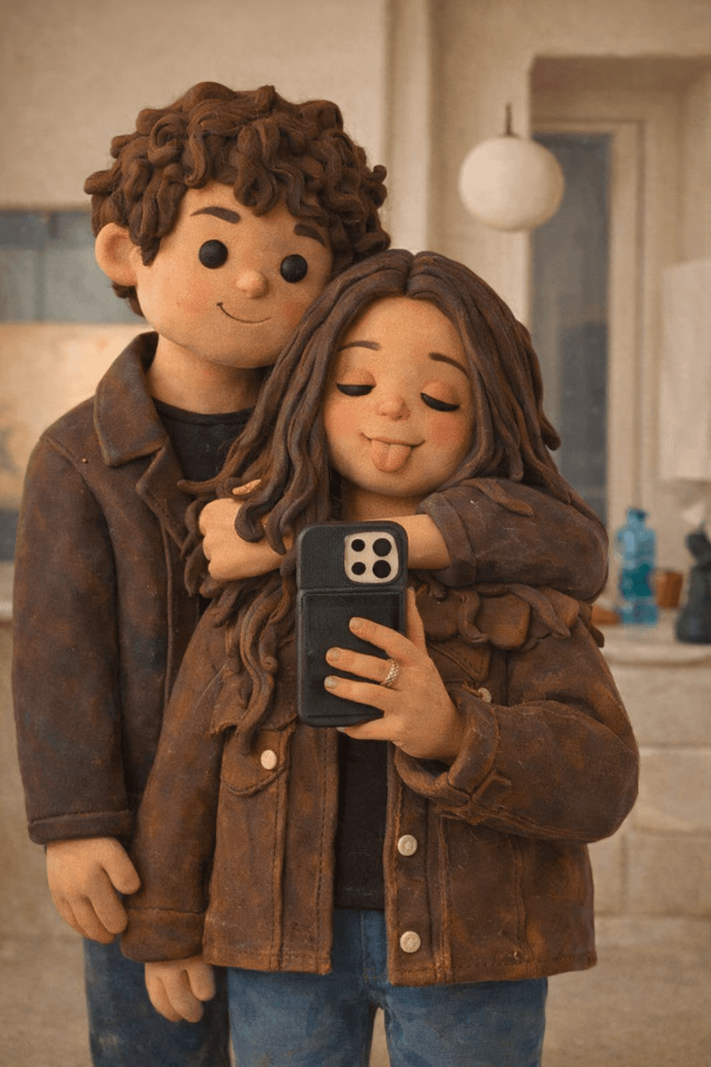 Clay Figure Couple example