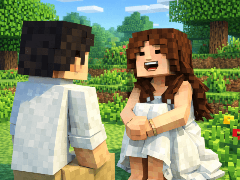 Voxel party Couple example