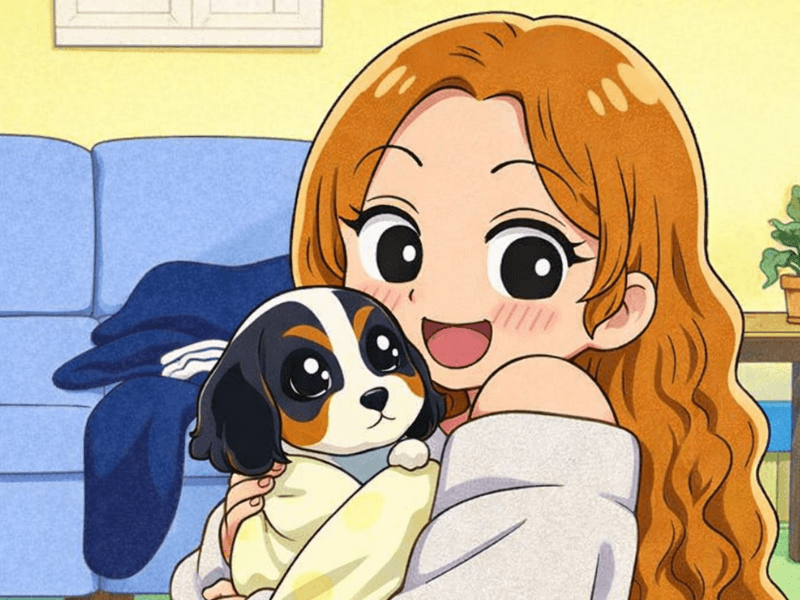 Goofy crayon themed Pet example