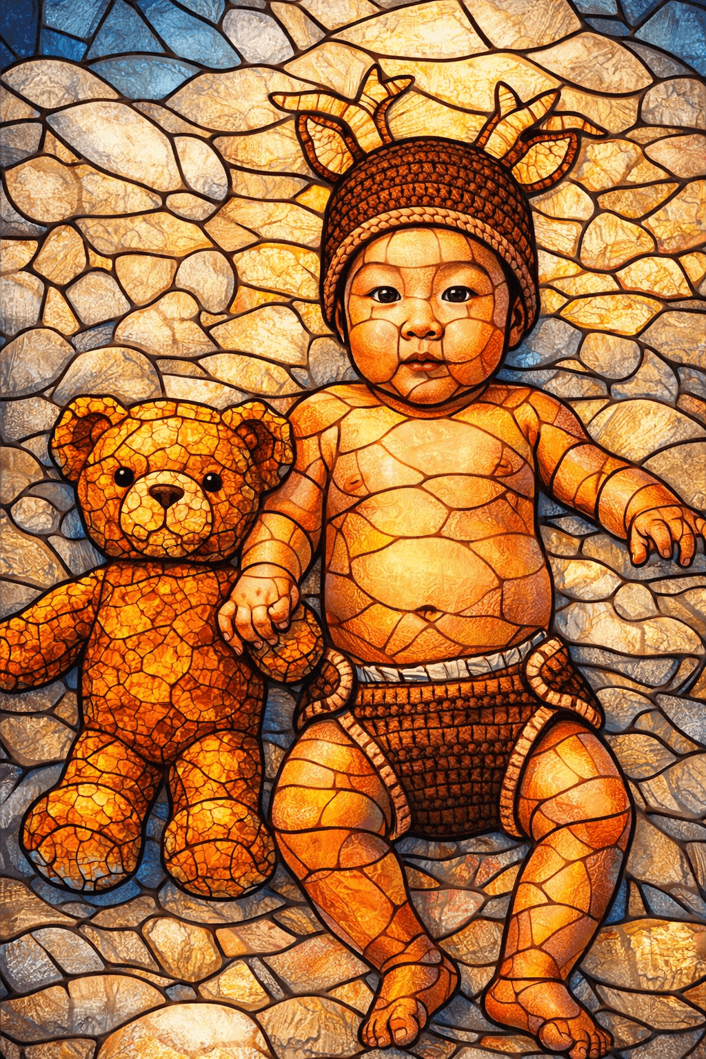 Stained Glass Baby example