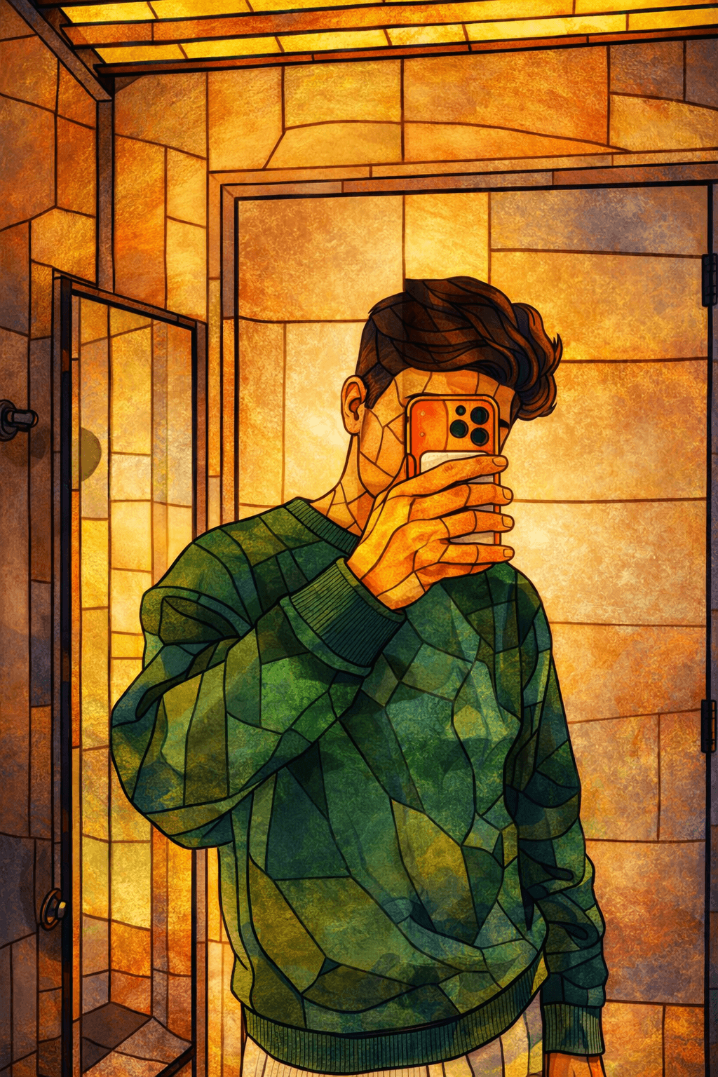 Stained Glass Individual example