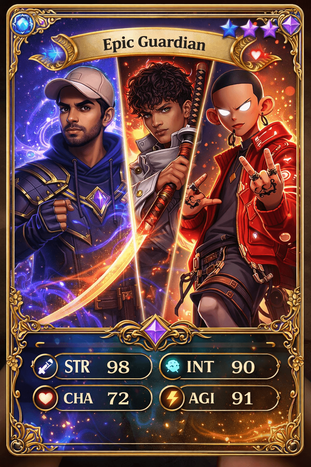 Trading Card Individual example